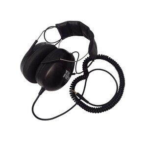 Vic Firth Isolation Headphones Coiled 3.5mm Cable Black Tested